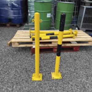 Poteau de protection 112 cm – Butoir de protection métallique – Occasion