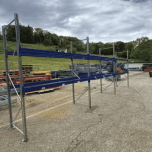 Lot N°4 Rack à palettes Armes – 4 échelles, 12 traverses, 850 cm, occasion