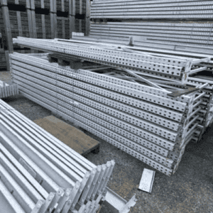 Rayonnage à palettes Ohra – Échelles 200-620 cm – Traverses 300 cm – Occasion