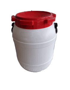 Bidons plastiques blancs 55 L
