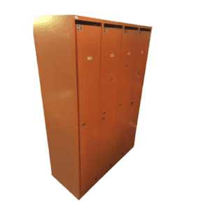 Casier Vestiaire 4 Portes Orange – 175×119 ou 99×50 cm – Occasion