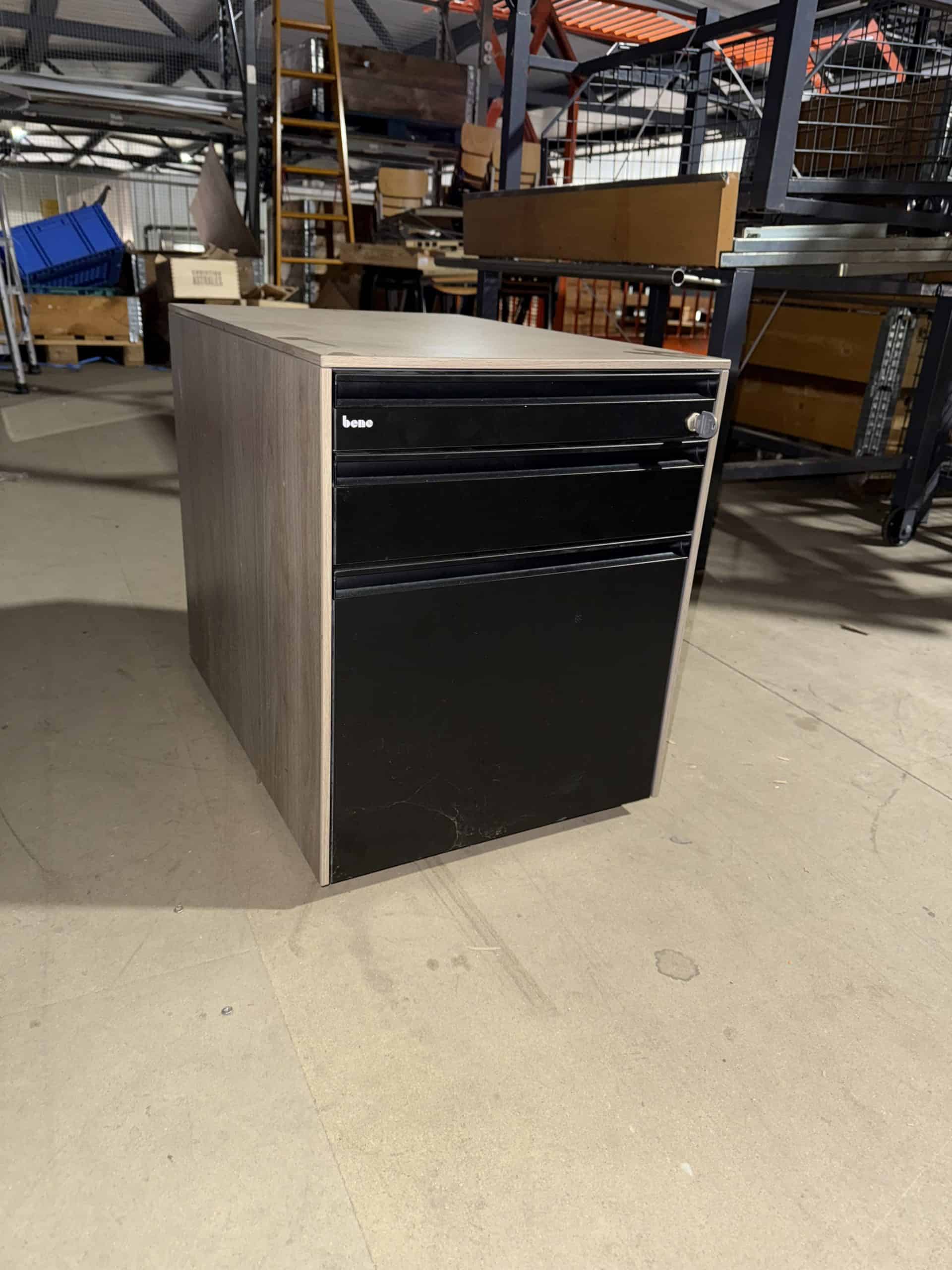 Caisson de bureau Bene d’occasion – L 43 x P 60 x H 54 cm – Image 3