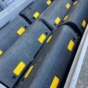 Coin de protection blindé en caoutchouc d’occasion – Hauteur 50 cm