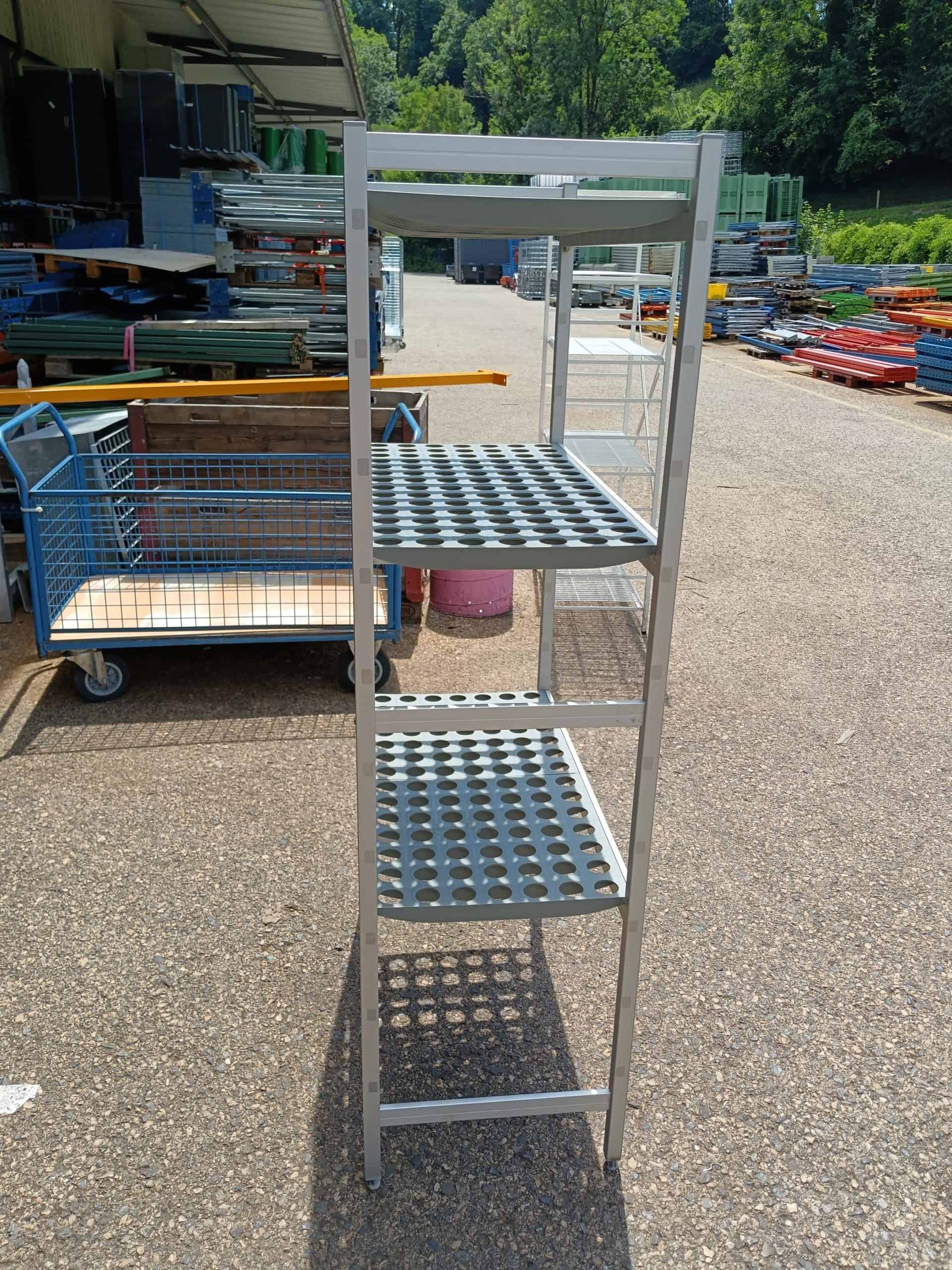 Etagère chambre froide métal et plastique