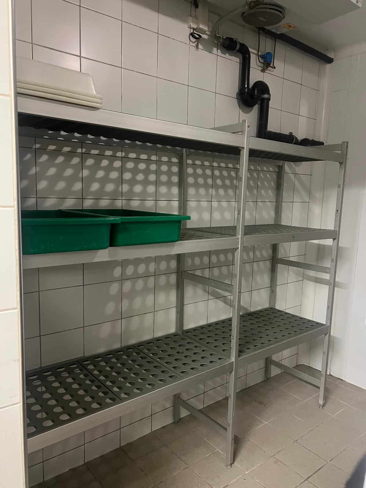 Etagère chambre froide métal et plastique