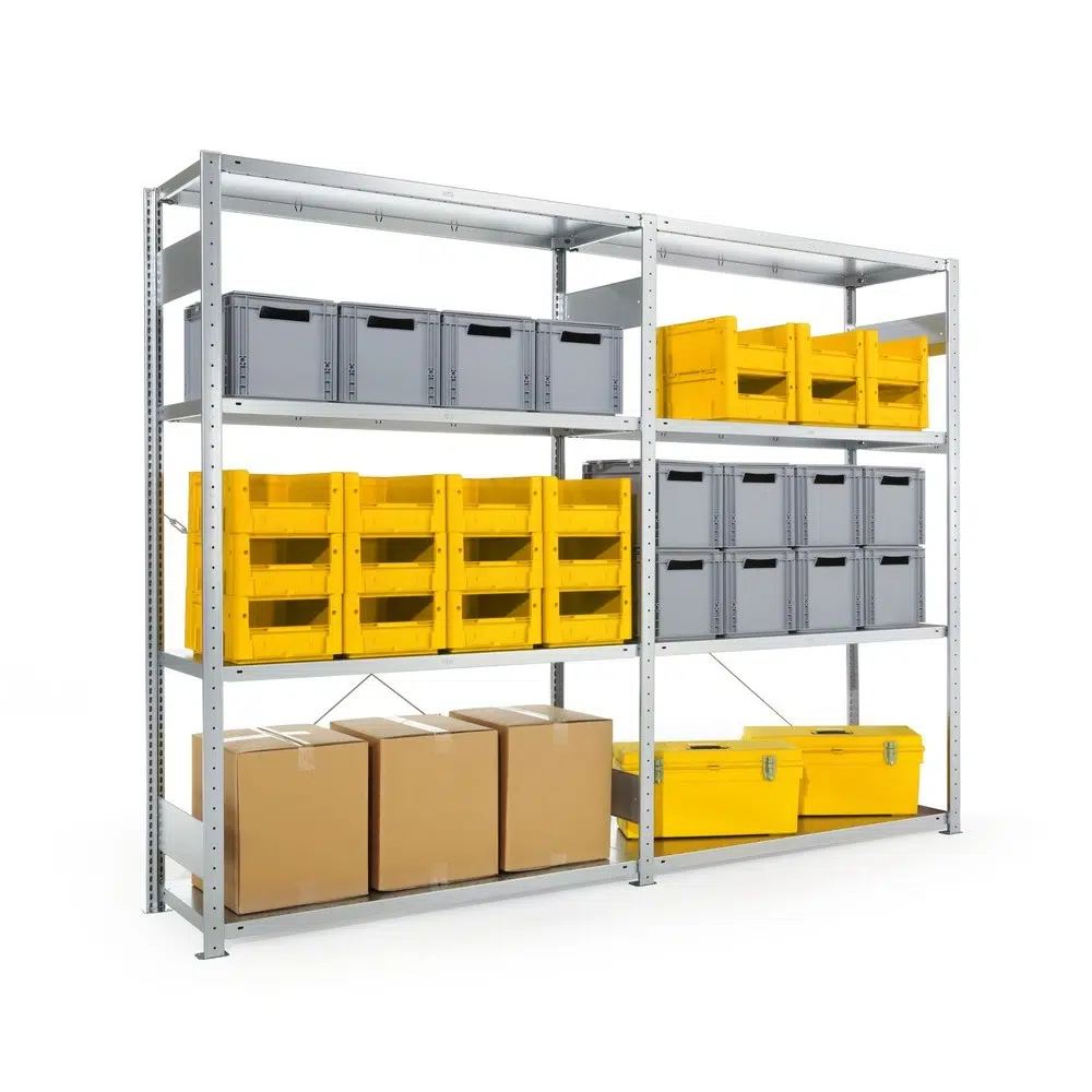 Étagère métallique occasion META – H195 ou H249 cm x L100 x P32