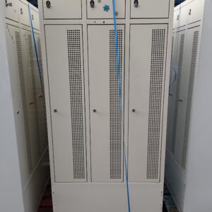 casier vestiaire 3 portes blanc